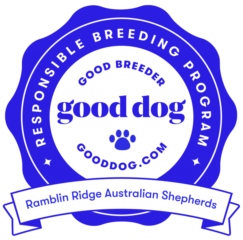 Great Breeder of Australian Shepherds Stamp