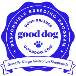 Great Breeder of Australian Shepherds Stamp